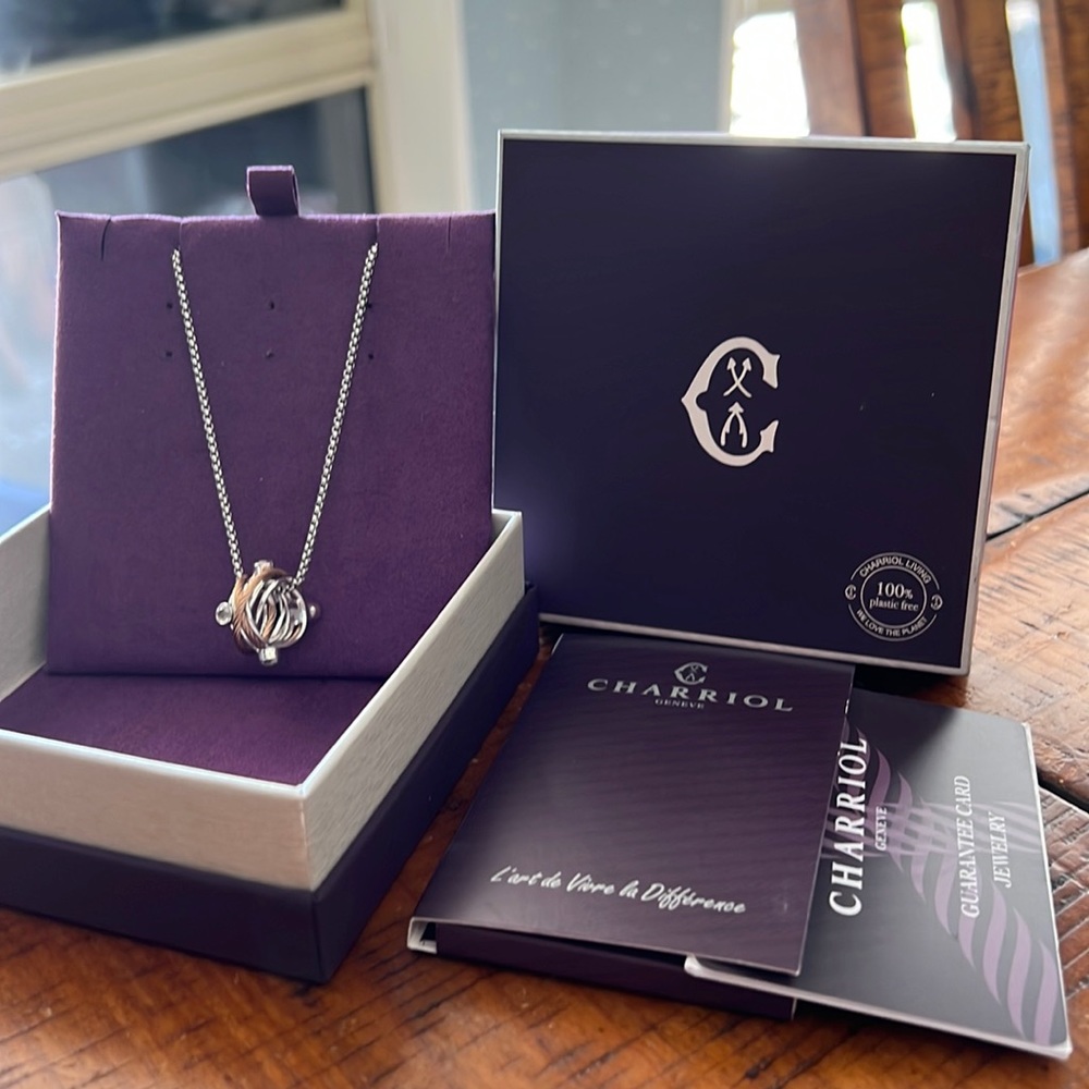 Brand new Philippe Charriol necklace, with adjustable length